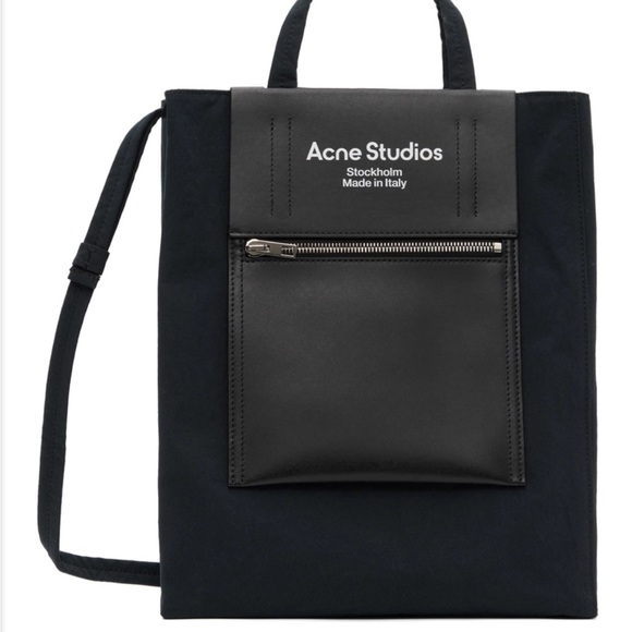 Acne Studios Black Papery Tote - Picture 2 of 6
